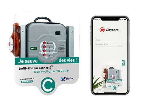 Sigfox connected AED
